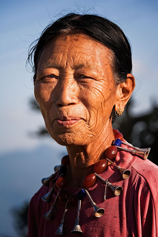  Konyak woman at Shiangha Chingnyu village
